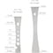 Neiko Pry Bar Set, 2 Pc Stainless Steel Flat Bar Crowbar, Hex Wrench, 6-0.5 in Mini Crow Bar & 9-0.5 in 00250A - alternate 3
