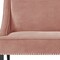 Homeroots 45in Blush And Brown Upholstered Velvet Bench 490857 - alternate 5