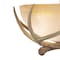 Vaxcel Lodge 16-in W Cream Rustic Antler Bowl Semi Flush Mount Ceiling Light Cream Glass CF33016NS - alternate 2