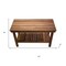 Homeroots 18" X 30" Brown Teak Rectangular Shower Bench With Shelf 549382 - alternate 2