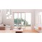 Vdomdoors Patio Exterior Metal-Plastic Sliding Doors / Patio 8166 White Silk 72" x 80" Left active door / Tem PATIO8166WS-7280-LH - alternate 2