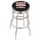 Holland Bar Stool Co 25" Chrome 2-Ring Valdosta State Swivel Bar Stool, Accent Ring L7C3C25ValdSt - alternate 1