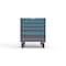 Strong Hold 5 drawer cabinet - (1x 2in, 2x 3in, 1x 5in, 1x 7in) - Blue accents - Keyed Different S3036-PCDAS-0501FS - alternate 1