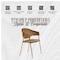 Leisuremod Bella Collection Modern Dining Chair in Brown BC21BR - alternate 4