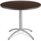 Cafeworks Round Cafe/Breakroom Table, Graphite Granite - 36" Square x 29"H, 42" W, 42" L, 29" H, Walnut 65644 - alternate 1