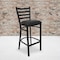 Flash Furniture Black Ladder Stool-Black Seat, PK2 2-XU-DG697BLAD-BAR-BLKV-GG - alternate 4