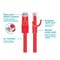 Monoprice Ethernet Cable, Cat 6, Red, 10 ft. 9834 - alternate 2