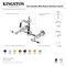 Kingston Brass Two-Handle Wall Mount Bridge Kitchen Faucet, Polished Brass KS2442TAL - alternate 2