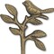 Homeroots 5" Antiqued Gold Cast Iron Bird Wall Hook 612075 - alternate 5