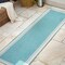 Jonathan Y James Modern Border Stripe Aqua/Beige 2 ft. x 8 ft. Indoor/Outdoor Runner Rug SMB201B-28 - alternate 4