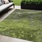 Homeroots 5' X 8' Olive Green And Lime Green Abstract Washable Indoor Outdoor Area Rug 577830 - alternate 1