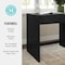 Martha Stewart Kayden Home Office Modular Single-Drawer Desk in Black w/Oil Rubbed Bronze Hardware NAN-FY-23042-TB-BK-BK-MS - alternate 5