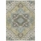 Homeroots 5' X 8' Beige Green And Brown Oriental Washable Indoor Outdoor Area Rug 600133 - alternate 5