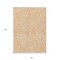 Homeroots 8' X 10' Peach And Ivory Abstract Washable Indoor Outdoor Area Rug 598995 - alternate 4