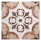 Andova Tiles Istanelle Clarice Brown 8-in. Encaustic Matte Porcelain Wall & Floor Tile (8.17 Square Feet Per Box) ANDIST1120 - alternate 4