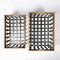 Homeroots Set of Two 19" Gray Metal Basket, 2PK 392147 - alternate 2