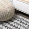 Jonathan Y Tokay Bohemian Geometric Ivory/Black 2 ft. x 10 ft. Indoor/Outdoor Runner Rug SMB132D-210 - alternate 3