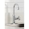 Kingston Brass Single-Handle Bar Faucet with Knurled Handle, Polished Chrome KSD8501RKZ - alternate 2