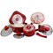 Oster Cocina San Jacinto Aluminum Cookware Set in Red Speckled Finish, Set of 9 112068.09 - alternate 3
