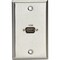 Black Box Av Stainless Wallplate, Single Gang, 1 WP831 - alternate 1