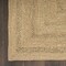 Homeroots 6' X 9' Natural And Brown Handmade Indoor Outdoor Area Rug 551069 - alternate 4