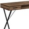 Homeroots 42" Brown and Black Wood and Metal x-Shape Computer Desk With Two Drawers 489885 - alternate 2