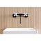 Kingston Brass Double-Handle Wall Mount Bathroom Faucet, Matte Black KS2110PX - alternate 3
