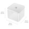 Zwilling Fresh and Save Cube Box, Plastic, Food Container, Large Tall Cube, 2L Container, 4.2-qt 1026144 - alternate 2