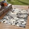 World Rug Gallery Geometric Bohemian Indoor/Outdoor Area Rug 6 ft 6 in x 6 ft 6 in Square Gray 5566GRAY6SQ - alternate 1