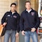 Game Workwear Quarter-Zip Sweatshirt, 80/20 Cotton/Polyester Super Weight Fleece, 7 in Molded Zipper, Navy, S 8070 - alternate 1