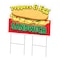 Signmission Peppers & Egg Sandwich Die Cut Yard & Stake outdoor plastic window, 2436-Peppers & Egg Sandwich C-DC-2436-Peppers And Egg Sandwich19 - alternate 1