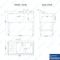 Amgood Bar Sink, Stainless Steel, 18 3/4 in W x 36 in L x 33 in H SINK BAR S2C-101410-L-F-Z - alternate 3