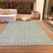 Homeroots 8' X 10' Gray And Ivory Geometric Washable Indoor Outdoor Area Rug 614752 - alternate 2