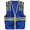 Reflective Apparel Enhanced Visibility Five Pocket Mesh Vest 500GT-RB-3X - alternate 1