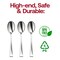 Smarty Had A Party Shiny Metallic Silver Mini Plastic Disposable Tasting Spoons (960 Spoons), 960PK 790-SV-CASE - alternate 5