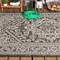 Jonathan Y Sinjuri Medallion Textured Weave Gray/Black 4 ft. x 6 ft. Indoor/Outdoor Area Rug SMB101D-4 - alternate 2
