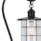 Homeroots 60" Antiqued Bronze Lantern Style Floor Lamp With Glass and Metal Shade 526265 - alternate 2