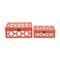 Homeroots Set of Two Orange Mirrored Glass And Solid Wood Box With Lid, 2PK 399682 - alternate 2