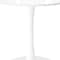 Homeroots 32" White Metal Dining Table 520866 - alternate 5