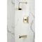 Kingston Brass Single-Handle Pressure Balanced Tub and Shower Faucet, Polished Brass KB5892CML - alternate 2