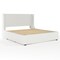 Martha Stewart Kian King Upholstered Platform Bed with Wingback Headboard and 4 Side Storage Drawers XH-8528-K-WH-MS - alternate 2