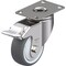 Blickle Swivel Plate Caster, PU, 3-1/8", Brake, Caster Load Rating Range: Light-Duty LKPXA-PATH 80KFD-12-FI - alternate 1