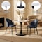 Leisuremod Bristol Round MDF Dining Table - Pedestal Base Kitchen Table, Modern Style BTBL-B24MWT - alternate 3