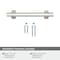 Amerock Davenport 3-3/4 inch 96mm Center-to-Center Polished Nickel Cabinet Pull BP36605PN - alternate 2