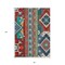 Homeroots 8' X 10' Red Pink And Teal Blue Aztec Washable Indoor Outdoor Area Rug 598505 - alternate 2