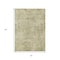 Homeroots 5' X 8' Sage And Beige Abstract Washable Indoor Outdoor Area Rug 630538 - alternate 2