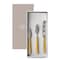 Mepra Fantasia Cheese Knives - 3 Pieces - Mustard 10O74403 - alternate 1