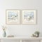 Homeroots Set Of Two Beach Sandpipers Distressed White Framed Wall Art, 2PK 653065 - alternate 3