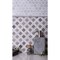 Apollo Tile Beige 12x12 Bianco Carrara, Eastern Marble Polished Floor and Wall Mosaic Tile 5 sqft/case, 5PK APLKB88B02A - alternate 2