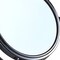 Homeroots 9" Black Round Metal Framed Makeup Shaving Tabletop Mirror 468357 - alternate 2